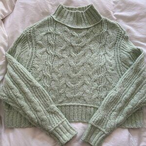 Free People Mock Neck Sweater